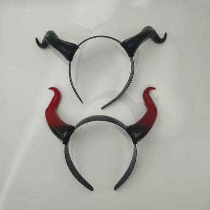 Personalized Halloween Devil Horn Head Buckle Headband