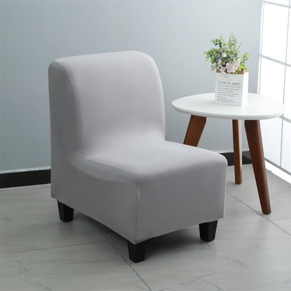 Small Single Sofa Cover Without Armrest Hotel Restaurant Fat Elastic Chair Cover