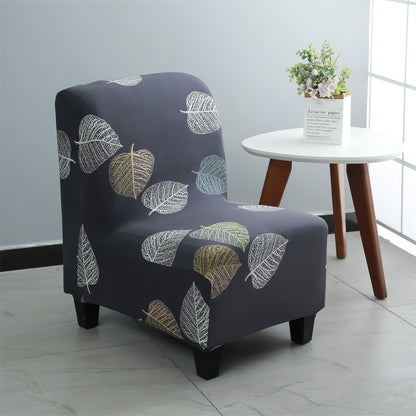 Small Single Sofa Cover Without Armrest Hotel Restaurant Fat Elastic Chair Cover