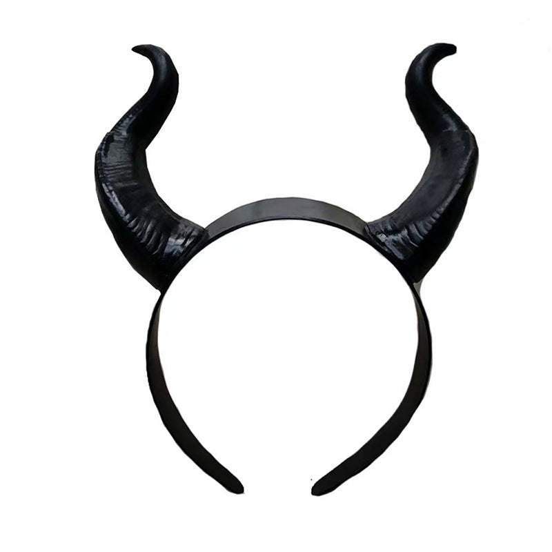 Personalized Halloween Devil Horn Head Buckle Headband