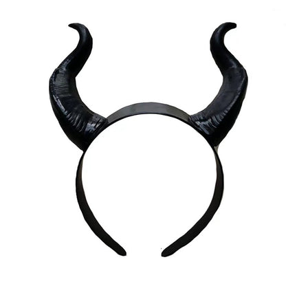 Personalized Halloween Devil Horn Head Buckle Headband