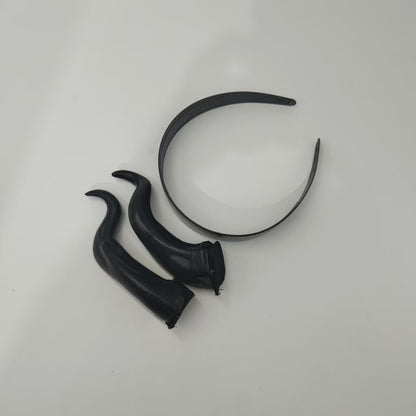 Personalized Halloween Devil Horn Head Buckle Headband