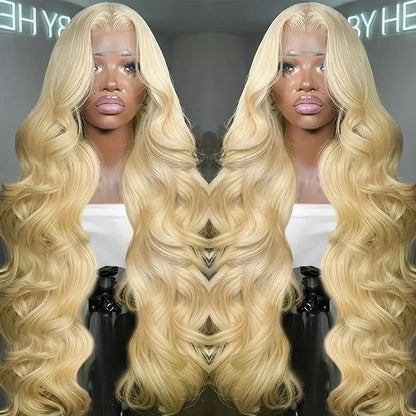 Light Gold Big Wave Lace Wig Head Cover