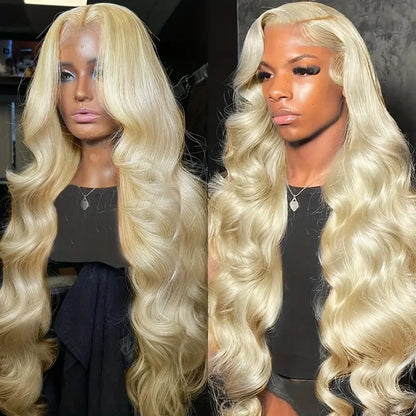 Light Gold Big Wave Lace Wig Head Cover