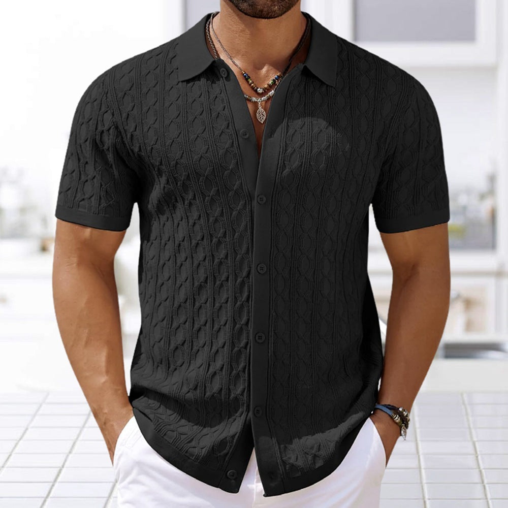 Summer Short-sleeved Men's Clothing European And American