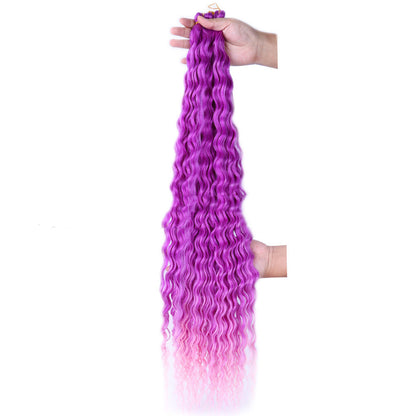 Chemical Fiber Wig Crochet Deep Curve 32inch