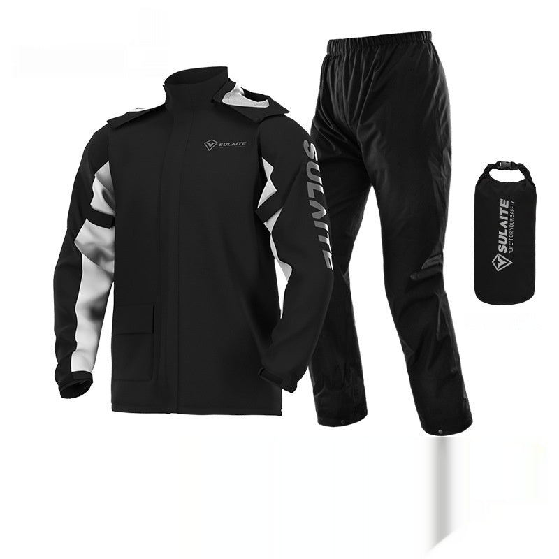 Motorcycle Raincoat Rain Pants Suit Outdoor Riding