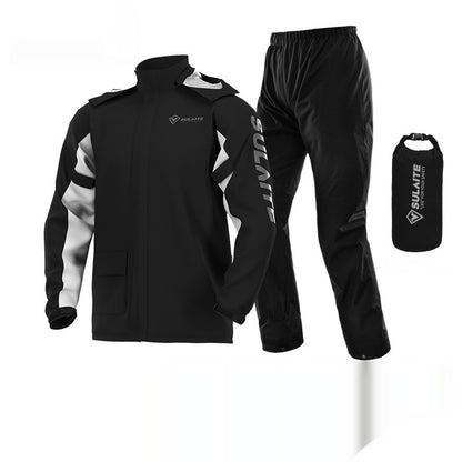 Motorcycle Raincoat Rain Pants Suit Outdoor Riding