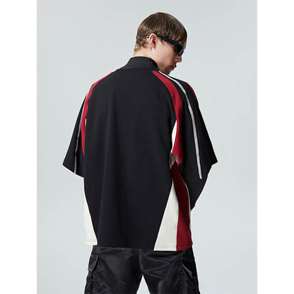 Cross-border Hot Retro Heavy Matching Racing Brand Short Sleeve T-shirt Motorcycle Clothing T-shirt