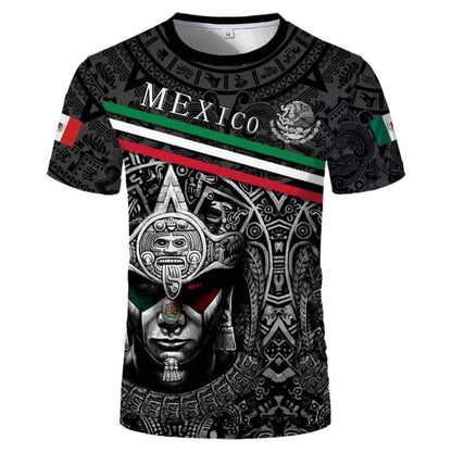 Men's Sports Casual T-shirt Street Trend Clothing Polyester 3D Short Sleeve