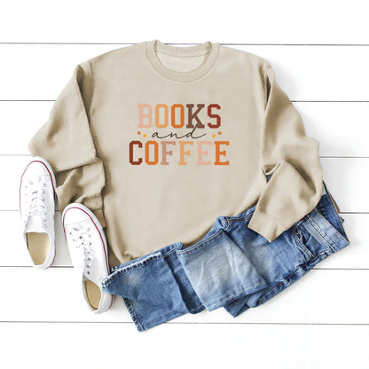 European And American Round Neck Sweater Women's Printing Stylish All-matching