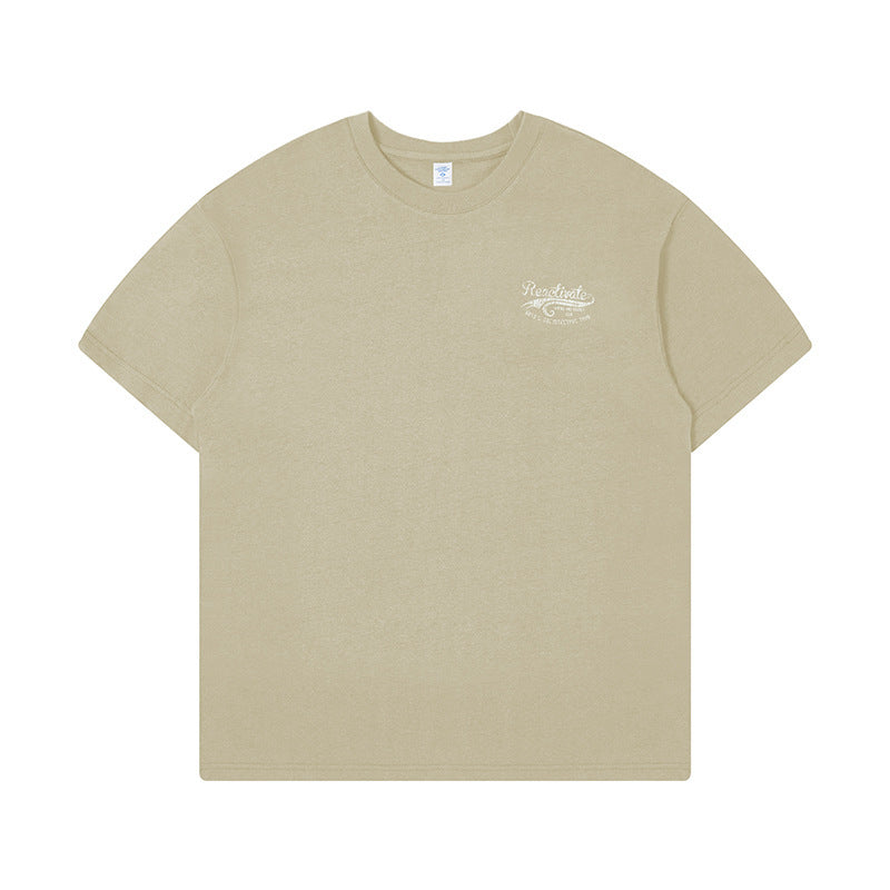 Men's Clothing Print T-shirt Fashion Brand Loose Street Short Sleeve