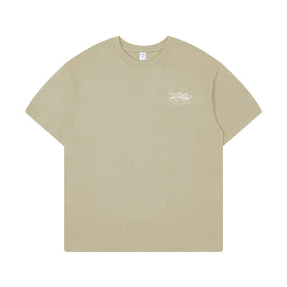 Men's Clothing Print T-shirt Fashion Brand Loose Street Short Sleeve