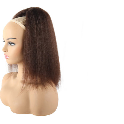 Women's Fashion Drawstring Ponytail Wig Head Cover