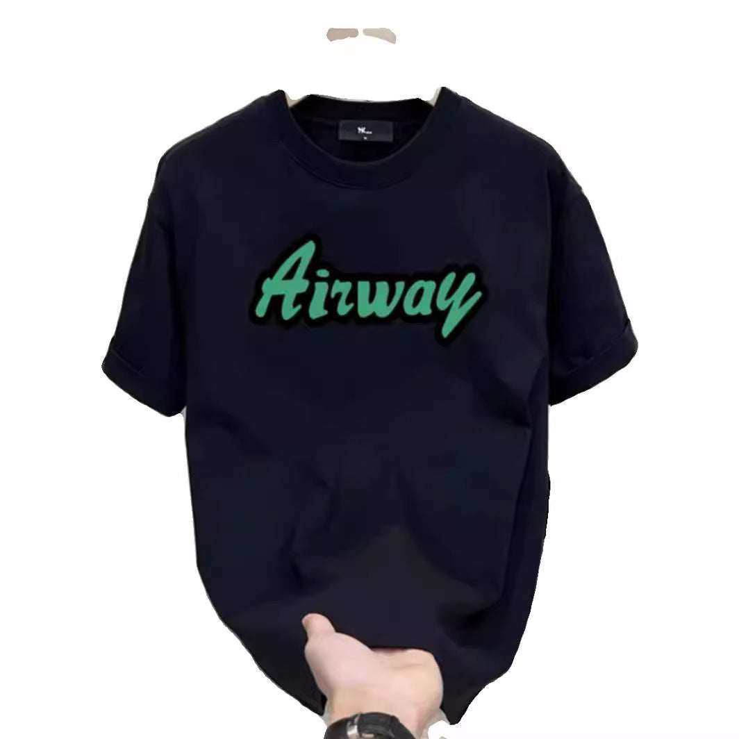 Menswear Clothing Loose Casual Print T-shirt