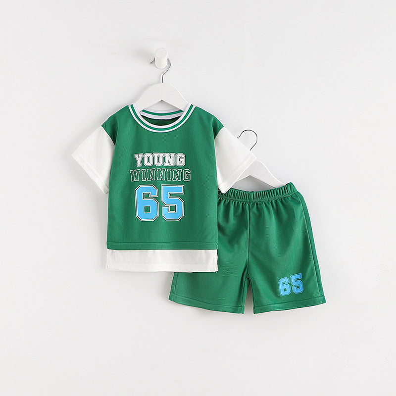 Sportswear Two-piece Set Children's Clothing New