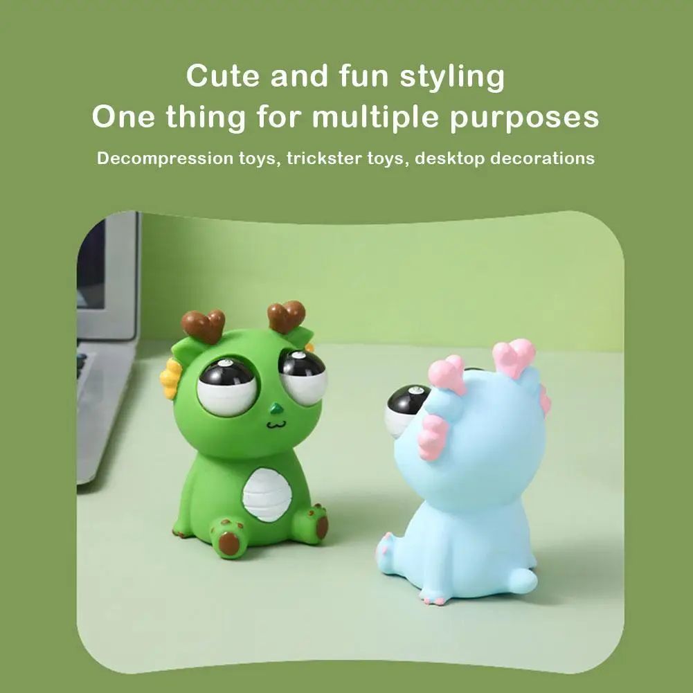 Eyeball Burst Squeeze Toy Eyeball Burst Dragon Cute Staring Dragon Stress Relief Artifact Pinch Toys Kids Stress Relief