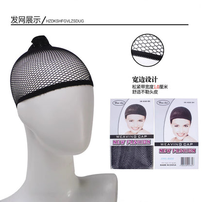 Wig Women's Short Curly Hair Medium Wave Micro Roll Chemical Fiber Full-head Wig