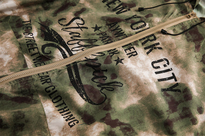 Hooded Camouflage Sun Protection Clothing For Men