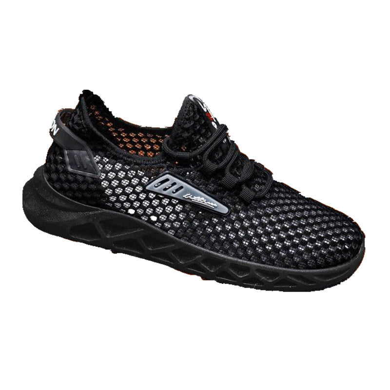 Summer Mesh Breathable Hollow Casual Sports Shoes Men