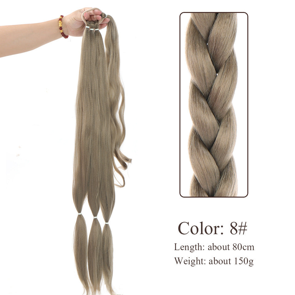 Wig Horsetail European Beauty Long Hair Winding