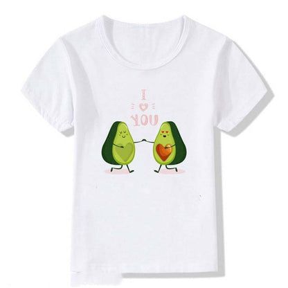 Kids Summer New Cute Vegan Boys Girls T Shirt
