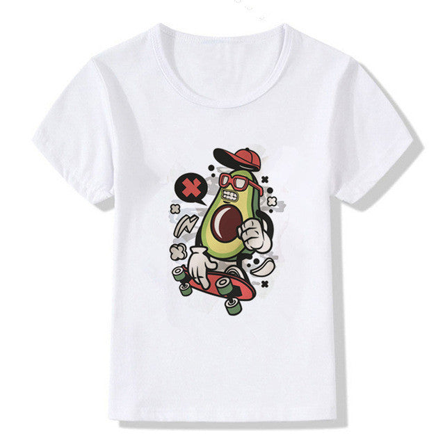 Kids Summer New Cute Vegan Boys Girls T Shirt
