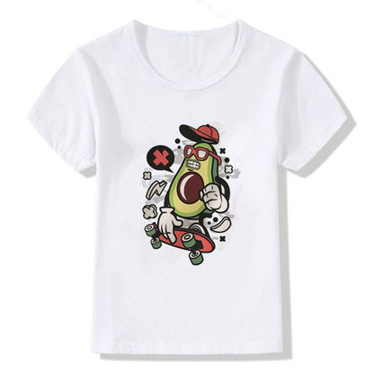 Kids Summer New Cute Vegan Boys Girls T Shirt