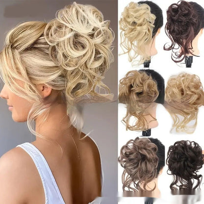 Ponytail Wig Female Short Hair Grip High Ponytail Natural & Fluffy Simulation