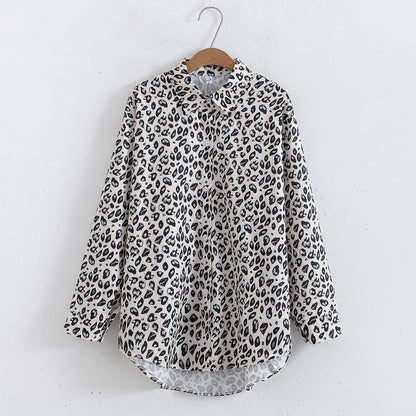 Retro Tie-dyed French Satin Shirt For Women