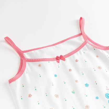 Summer Loungewear Kids Sling Pajamas Two-piece Set