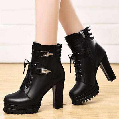 British Style High Heel Women Shoes