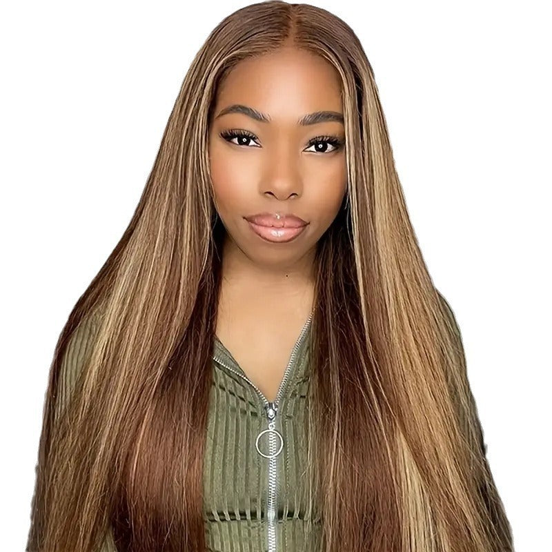 Lace Wig Highlight Gradient Fluffy Natural Fashion Headgear