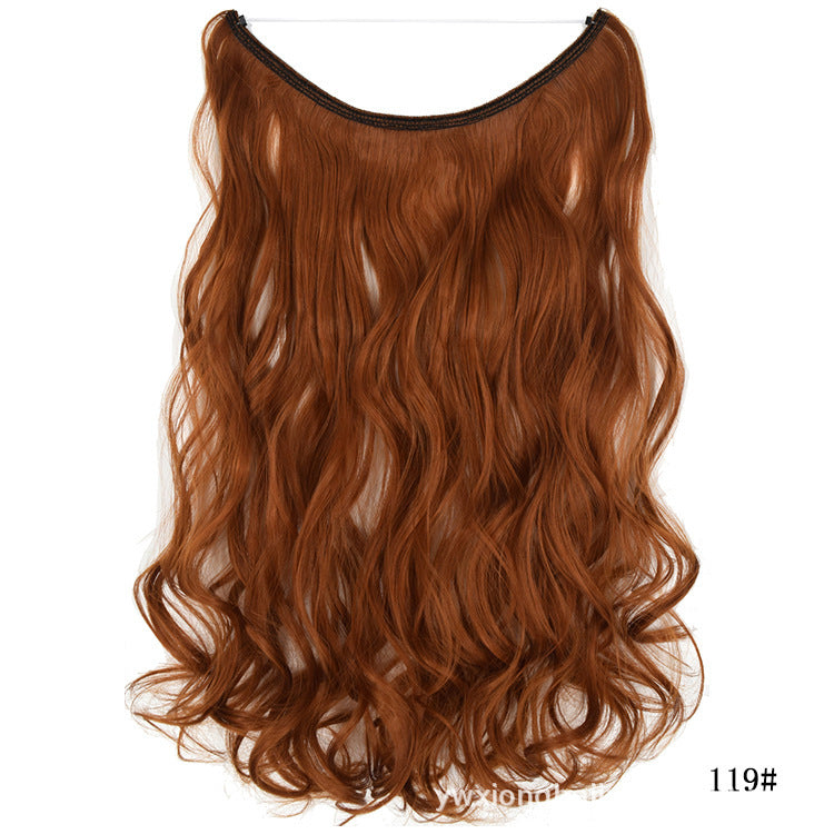 Women's One-piece Seamless Hair Extension Wig Set