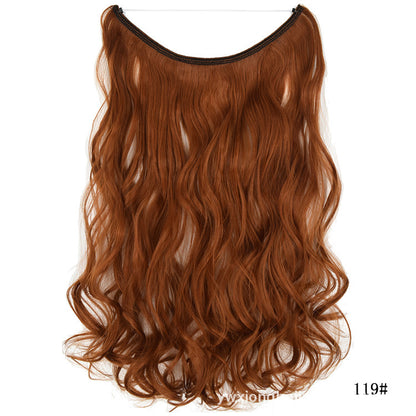 Women's One-piece Seamless Hair Extension Wig Set