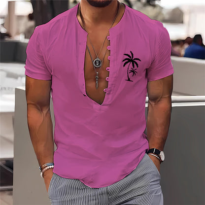 3D Digital Printing Men's Clothing Summer Short Sleeve Shirt
