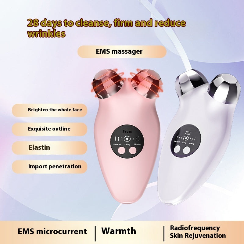 EMS Micro Current Lifting Machine Facial V-line Massager Beauty Instrument