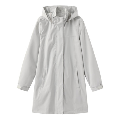 Women's Solid Color Long Sleeve Thin Coat European Size