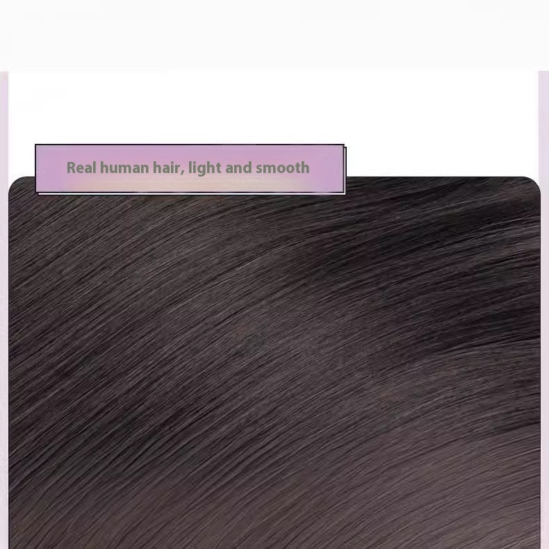 Human Hair Full-head Wig Daily Natural