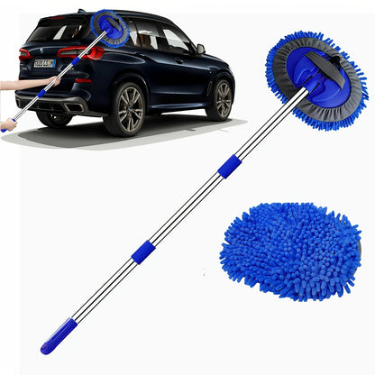 Stainless Steel Rod Length Handle Car Cleaning Tool Car Wash Mop