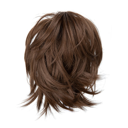 Wig Female Ponytail Short Grip Curly Hair