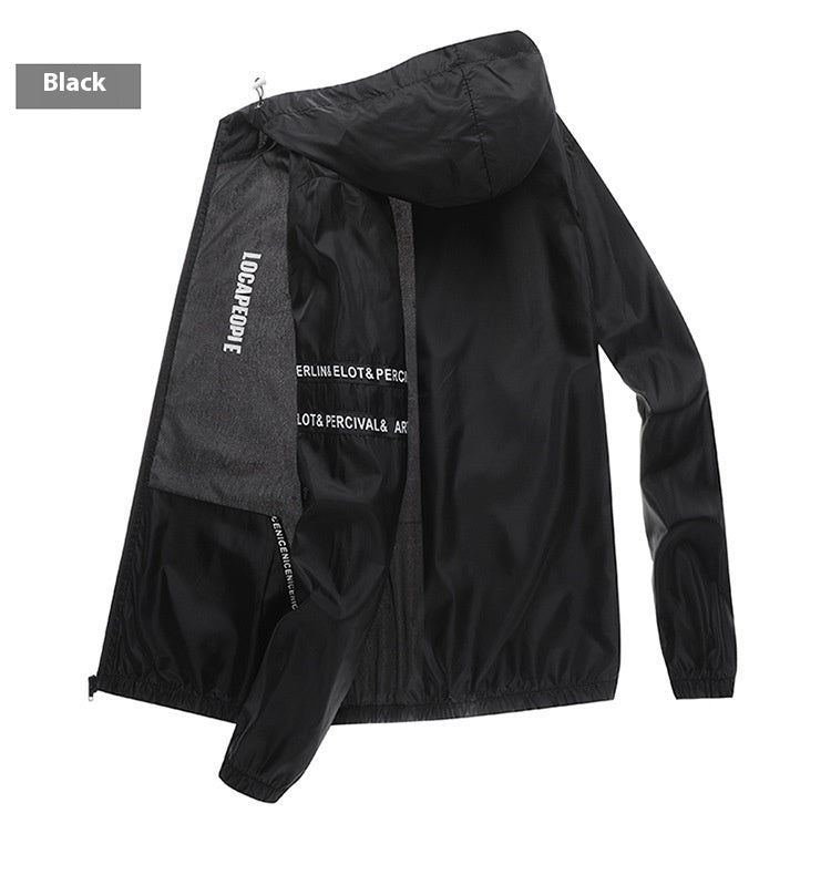 Lightweight Breathable Sun Protection Clothing Men's Jacket