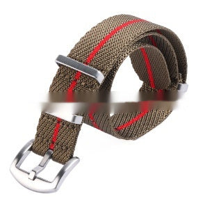 Solid Color Fineknit Nylon Woven Canvas Strap
