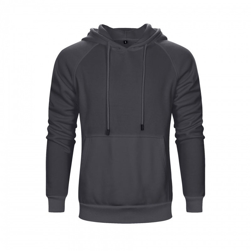 Men's Solid Color Hoodie Hip-hop Street Clothing Coat