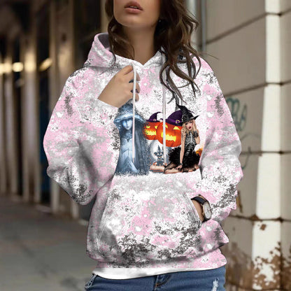 Autumn And Winter Halloween Digital Printed Hoodie