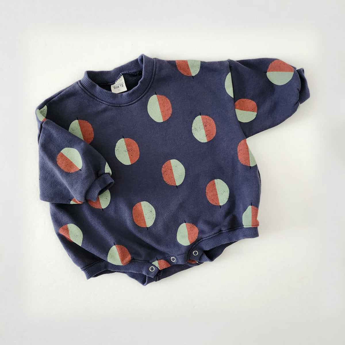 Kids' Balloon Printed Sweatshirt Jumpsuit