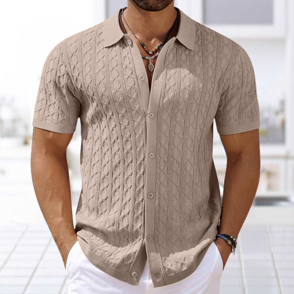 Summer Short-sleeved Men's Clothing European And American