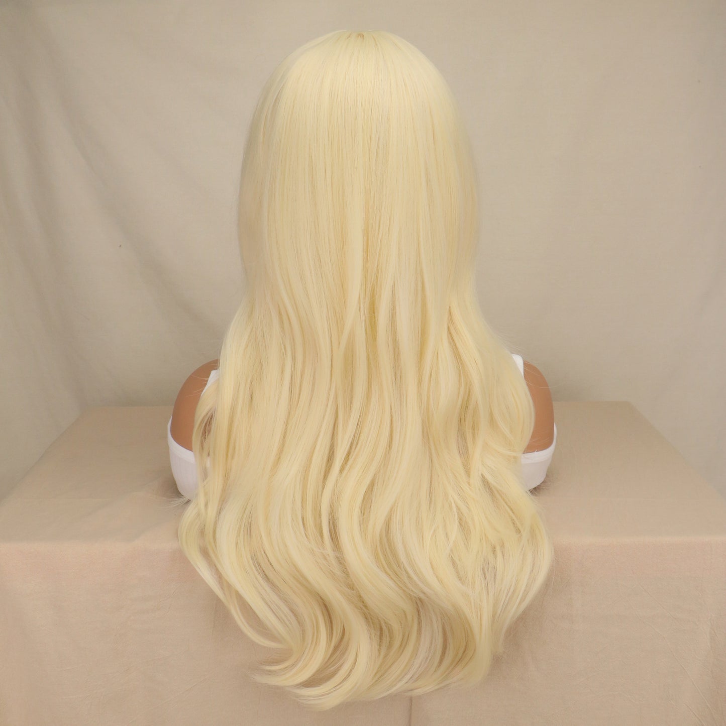 Light Golden Cosplay Wig Micro Curly Long Wig