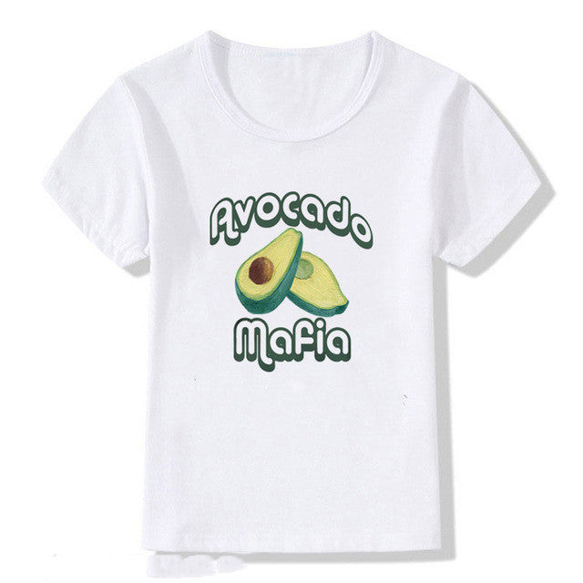 Kids Summer New Cute Vegan Boys Girls T Shirt