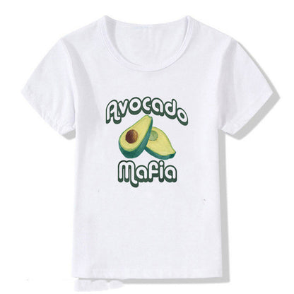Kids Summer New Cute Vegan Boys Girls T Shirt